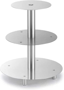 - Alzata per Torte, a 3 Piani, in Alluminio - Foto 1 di 12