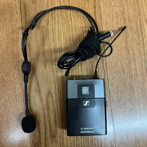 Sennheiser SK-XSW Taschensender Funksender und Sennheiser ME 3-ll Headset - Bild 1 von 12