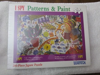 I Spy Patterns & Paint 200 Piece Jigsaw Puzzle (1998, Briarpatch) - image 1 of 4
