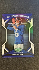 2025 Panini Certified Jaxson Dart RC Certified Rookies New York Giants Rookie QB - Foto 1 di 2
