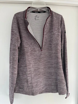 Nike Golf Seco Ligero Capas Estential Mujeres 1/2 Cremallera Top Rojo 884965 652 Foto 1 de 4