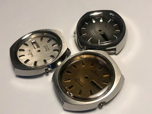 NEW OLD STOCK HELVETIA PRESIDENT MEN'S AUTOMATIC WRISTWATCH CASE&DIAL SWISS MADE - Picture 1 of 13