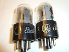 One Matched Pair Of 6Sn7gtb Tubes, Ge Usa, High Ratings