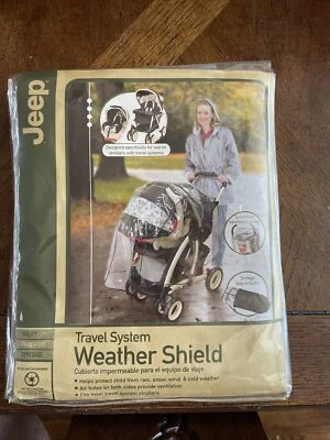 Protector contra la intemperie J is para sistema de viaje Jeep, cubierta de lluvia para bebé. Tamaño universal  Foto 1 de 2