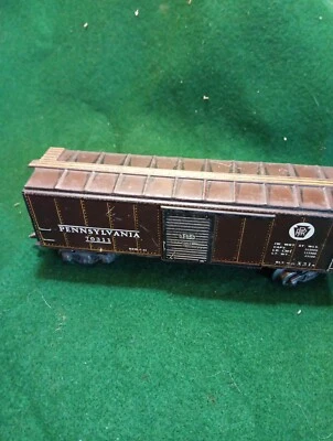Marx 3/16 SCALE pennsylvania Box Car - Image 1 of 4
