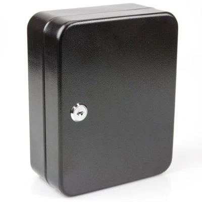 Lockable Key Storage Cabinet Safe Box Cupboard Metal Wall Mounted Holder 20 Tag - Image 1 of 4