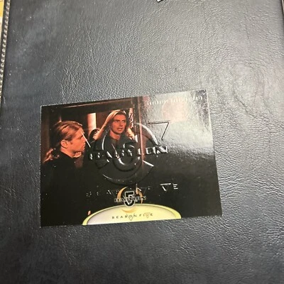 Jb11b Embossment Babylon 5 1998 Skybox #56 Garibaldi Ask For Help - Image 1 of 2