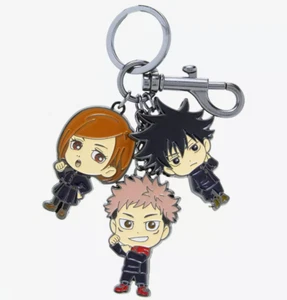 Portachiavi Jujutsu Kaisen Megumi, Yuji & Nobara, portachiavi Jujutsu Kaisen - Foto 1 di 2