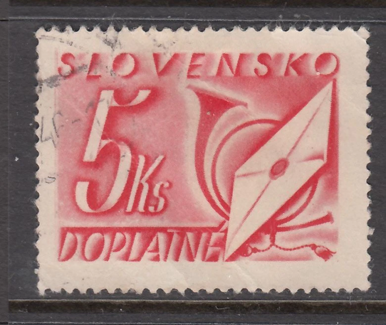 Slovakia - 5k Postage Due Issue (Used) 1942 (CV $5) - Image 1 of 1