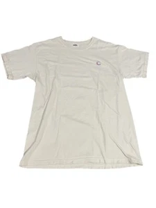 THE CRATE NY Basic Logo T Shirt Tee Cream Large - Picture 1 of 11