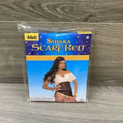 Rubíes Sahara Bufanda Cinturón Adulto Adivino Halloween Disfraz Accesorio Foto 1 de 4