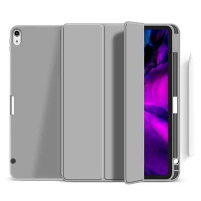 For iPad Air 4 10.9" 2020 Pro 11" 2021 Case Smart Cover Stand With Pencil Holder - Image 1 of 4