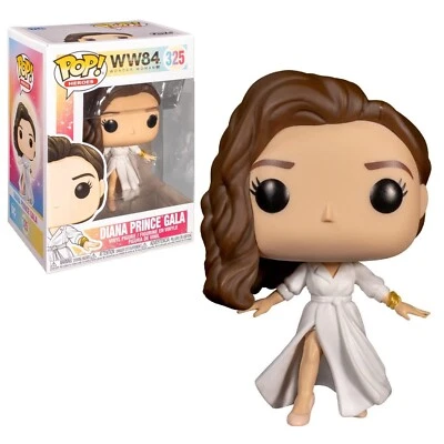 Funko POP Wonder Woman 1984 Figurina da Collezione Diana Principessa Gala 10cm - Immagine 1 di 3