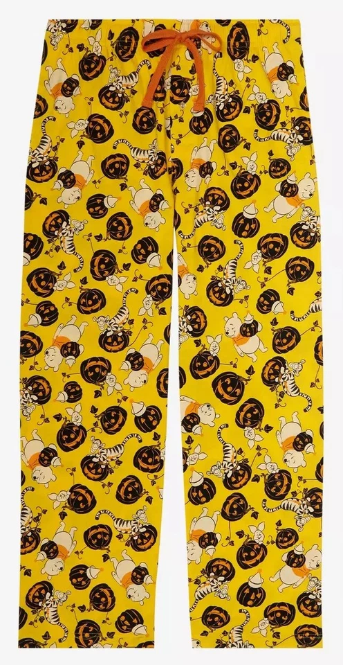 Disney Winnie the Pooh & Friends Jack-o-Lantern Allover Print Sleep Pants! - Image 1 of 2