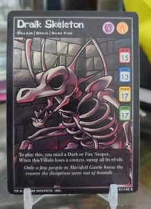 NEOPETS DRAIK SKELETON RARE BATTLE FOR MERIDELL SET 41/140 WOTC VINTAGE MINT! - Picture 1 of 2