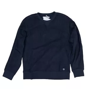 Outerknown Herren Hightide Frottee Rundhals Sweatshirt (Größe M) blau - Bild 1 von 5