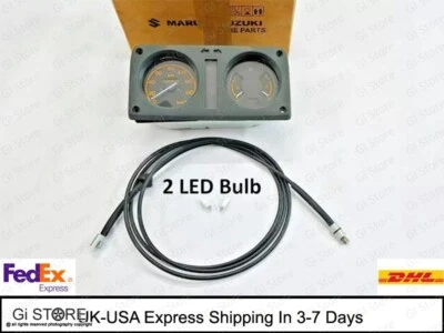 Consola Speedo con LED+cubierta+cable Suzuki SJ413 SJ410 cuadro de instrumentos calibre Foto 1 de 4