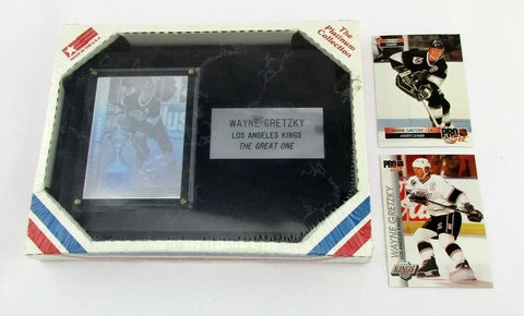 Wayne Gretzky THE GREAT ONE Los Angeles Kings Hologram Card Sealed in Plaque Cover