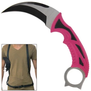 Karambit Knife Fixed Blade Tactical Knives Survival Knife with Sheath Men Gifts - Picture 1 of 4