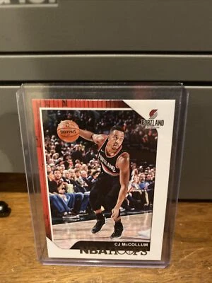 2018-19 Hoops #178 CJ McCOLLUM BLAZERS - Image 1 of 2