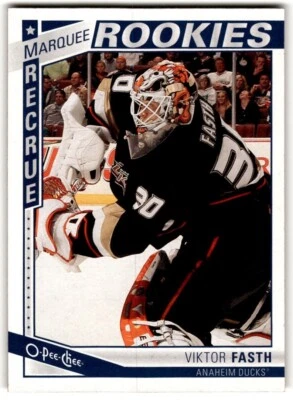 2013-14 O-Pee-Chee Viktor Fasth Rookie #517 Anaheim Ducks - Image 1 of 2