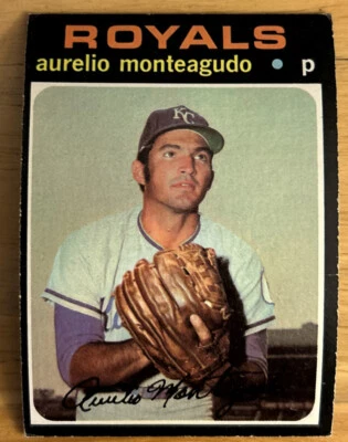 1971 Topps Aurelio Monteagudo #129 (205 Strikeouts 1963 Pacific Coast League!) - Image 1 of 2