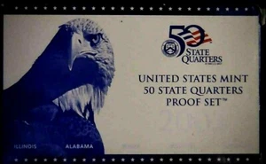 2003-S US Proof State Quarter Mint Set 5 Coins CN CLAD 21ucl0911 - Picture 1 of 6