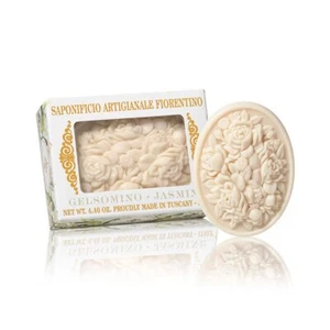 Saponificio Artigianale Fiorentino Botticelli Gelsomino - Jasmin Seife 125 g - Bild 1 von 2