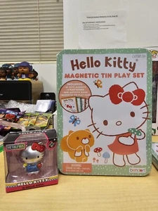 Hello Kitty Magnetic Activity Tin Play Set with Die-Cast Metalfig - Combo - Picture 1 of 11