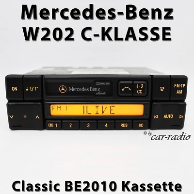 Original Mercedes W202 Radio Classic BE2010 Becker Kassettenradio C-Klasse S202 - Bild 1 von 4