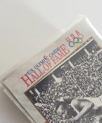 Cartões colecionáveis esportivos olímpicos Hall of Fame Impel conjunto oficial COMPLETO 1991 EUA - Imagem 1 de 4