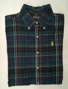 Boy's Polo by Ralph Lauren Plaid Button Down Short Sleeve Shirt - Size XL (20) - Picture 1 of 10