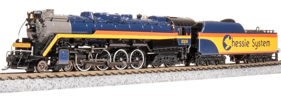 BROADWAY LIMITED 7406 N READING T1 4-8-4 CHESSIE #2101 PARAGON4 SOUND/DCC SMOKE - Image 1 of 1