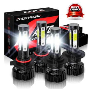 For Hyundai Tucson 2019-2020 LED Headlight High Low Beam Bulbs Combo Clear White - Bild 1 von 8