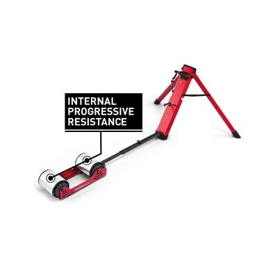 Feedback Sports Omnium Over-Drive Entrenador de Bicicleta Portátil con Bolsa de Viaje,Rojo Foto 1 de 4