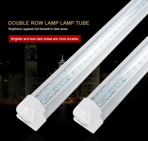 2FT 4FT 5FT 6FT 8FT V Shape T8 LED Tube Light Linkable LED Shop Light Fixture - Picture 1 of 12