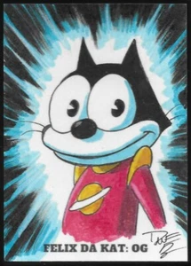2023 5finity Felix Da Kat : OG SKETCH card - Dave Beaty /20 hand drawn a - Picture 1 of 2