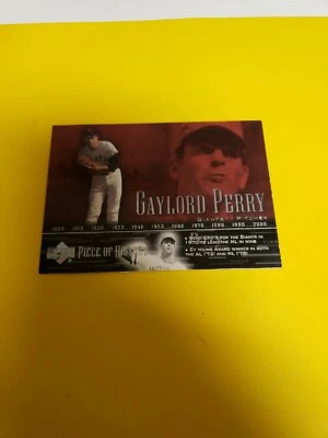Gaylord Perry 2002 Upper Deck Piece of History #71 San Francisco Giants - Image 1 of 4