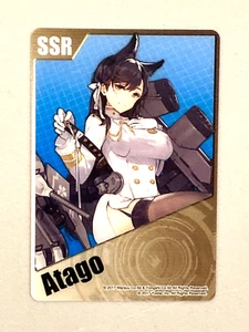 Tarjeta de plástico Atago - SSR - Azur Lane Manjuu - Imagen 1 de 1