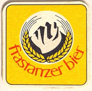 ÖSTERREICH FRASTANZ FRASTANZER BIER BRAUEREI  BIERDECKEL 1970er Jahre - Picture 1 of 2