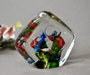 Vintage Nautical Paperweight Murano Glass Studio Art Glass Home Decor - Picture 1 of 5