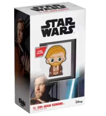 Moeda de prata 2022 Niue Star Wars Obi-Wan Kenobi Chibi 1 oz - Imagem 1 de 3