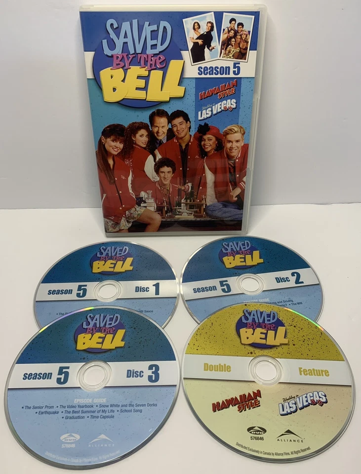 Saved By The Bell Season 5 / Hawaiian Style / Wedding (Dvd, 2003  TV Series) Cad - Image 1 of 4