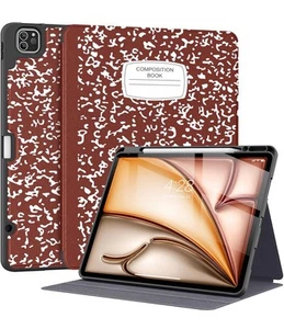 Case for iPad Air 13 Inch M3 2025,M2 2024 & iPad Pro 12.9 6th/5th Gen Pencil Hld - Picture 1 of 6