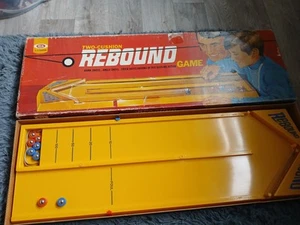 Vintage Ideal Rebound 1970 Two Cushion Shuffleboard Tabletop Action Game Prelove - Imagen 1 de 1
