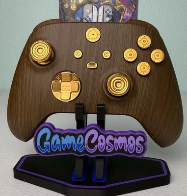 Soft touch Woodgrain - Real Metal - Custom Wireless Controller for Xbox Or PC - Image 1 of 4