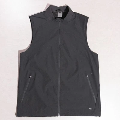 VRST Full Zip Performance Stretch Lightweight Black Golf Vest Men's Medium - Image 1 of 4