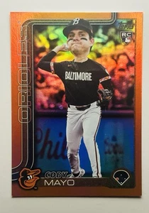 Coby Mayo Orange /25 Big Head RC 2025 Topps S1 Baltimore Orioles SSP - Picture 1 of 2