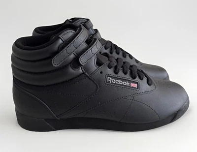 Top Reebok Mujer Estilo de Vida Freestyle Hi High Negro - Talla 9 - ¡Nuevo!! Foto 1 de 4
