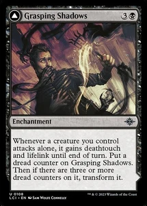 (2x FOIL) GRASPING SHADOWS // SHADOWS' LAIR - Ixalan – MTG Card - Picture 1 of 5